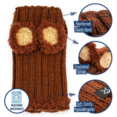 Fuzzy Bear dog snood features and benefits