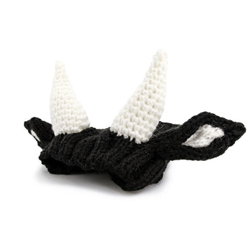 Bull dog snood, 3/4 angle view