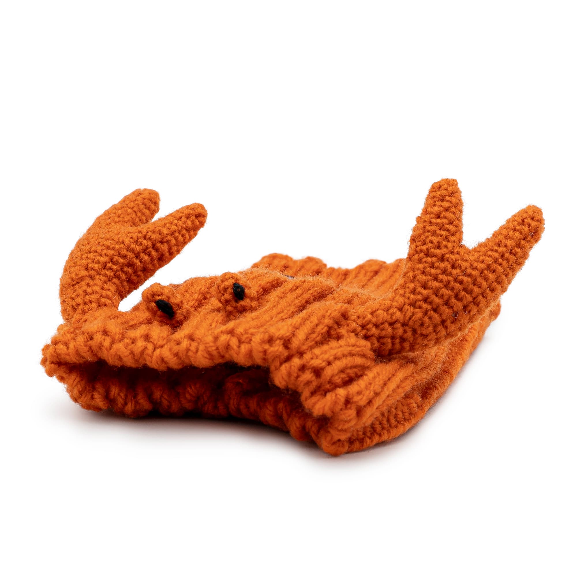 Crab dog snood, 3/4 angle view