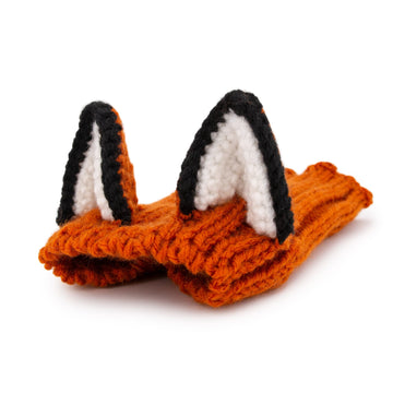 Fox dog snood, 3/4 angle view