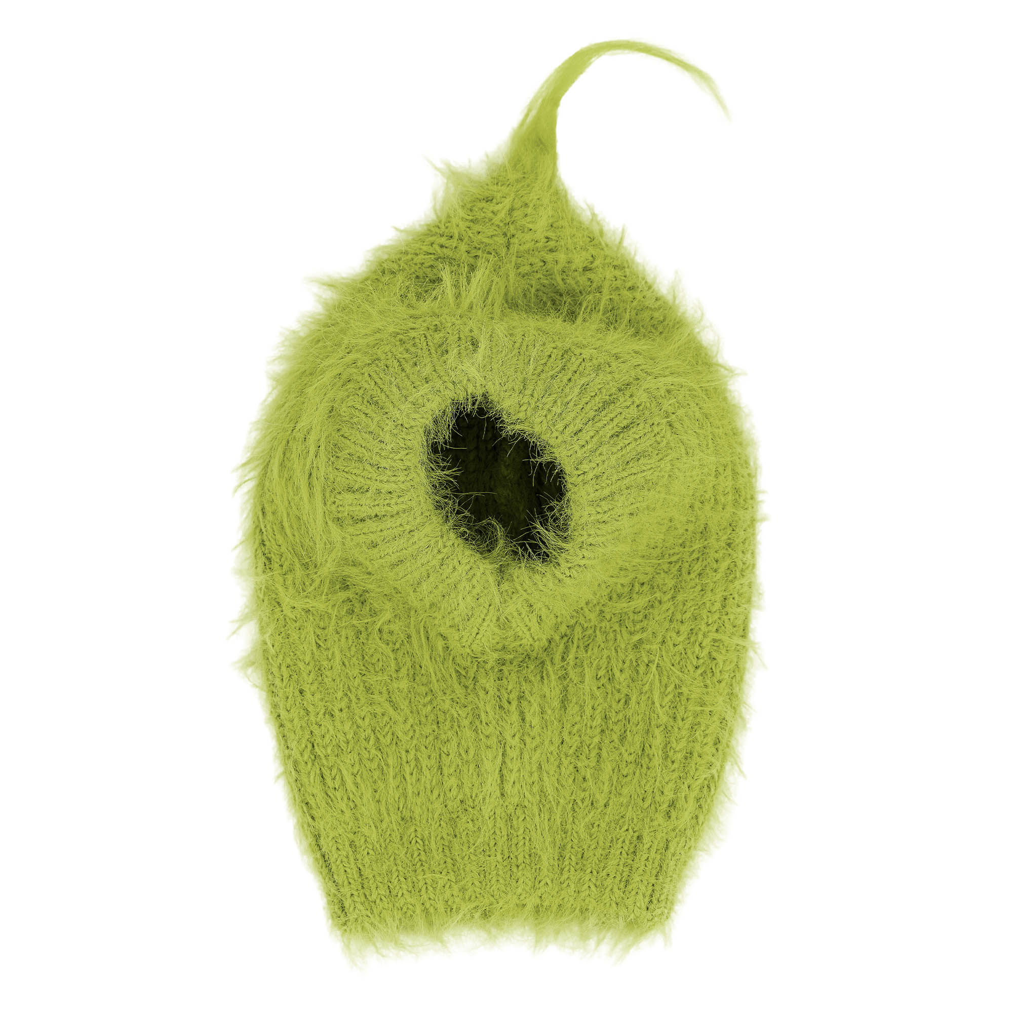 Christmas Grouch dog snood, flat lay photo