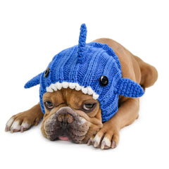 Baby Shark dog snood, front view