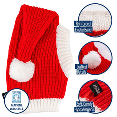 Santa dog snood features and benefits