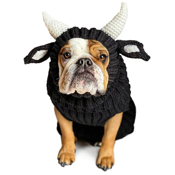 Horns up Full length black Sweater
