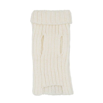 Dog Costume White Zoo Sweater top view
