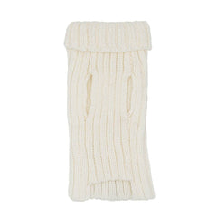 Dog Costume White Zoo Sweater top view