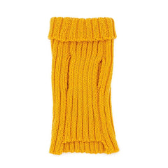Dog Costume Yellow Zoo Sweater Top View