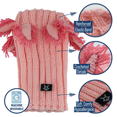 Axolotl dog snood product photo
