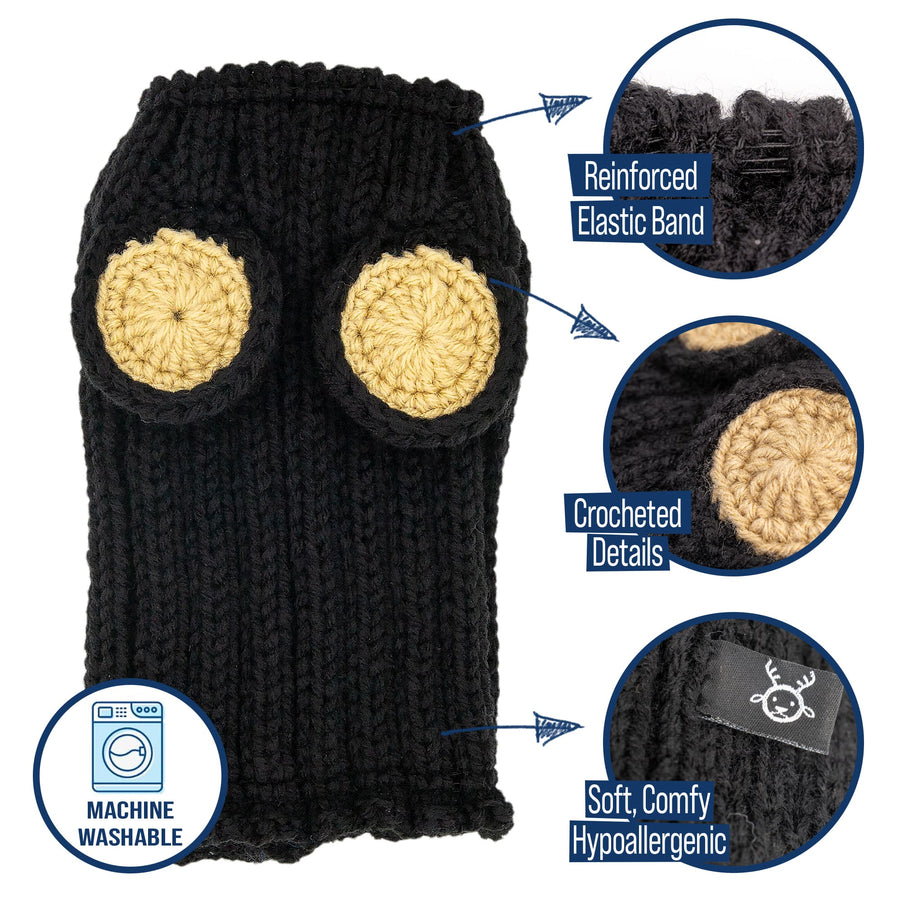 Black Bear dog snood features and benefits