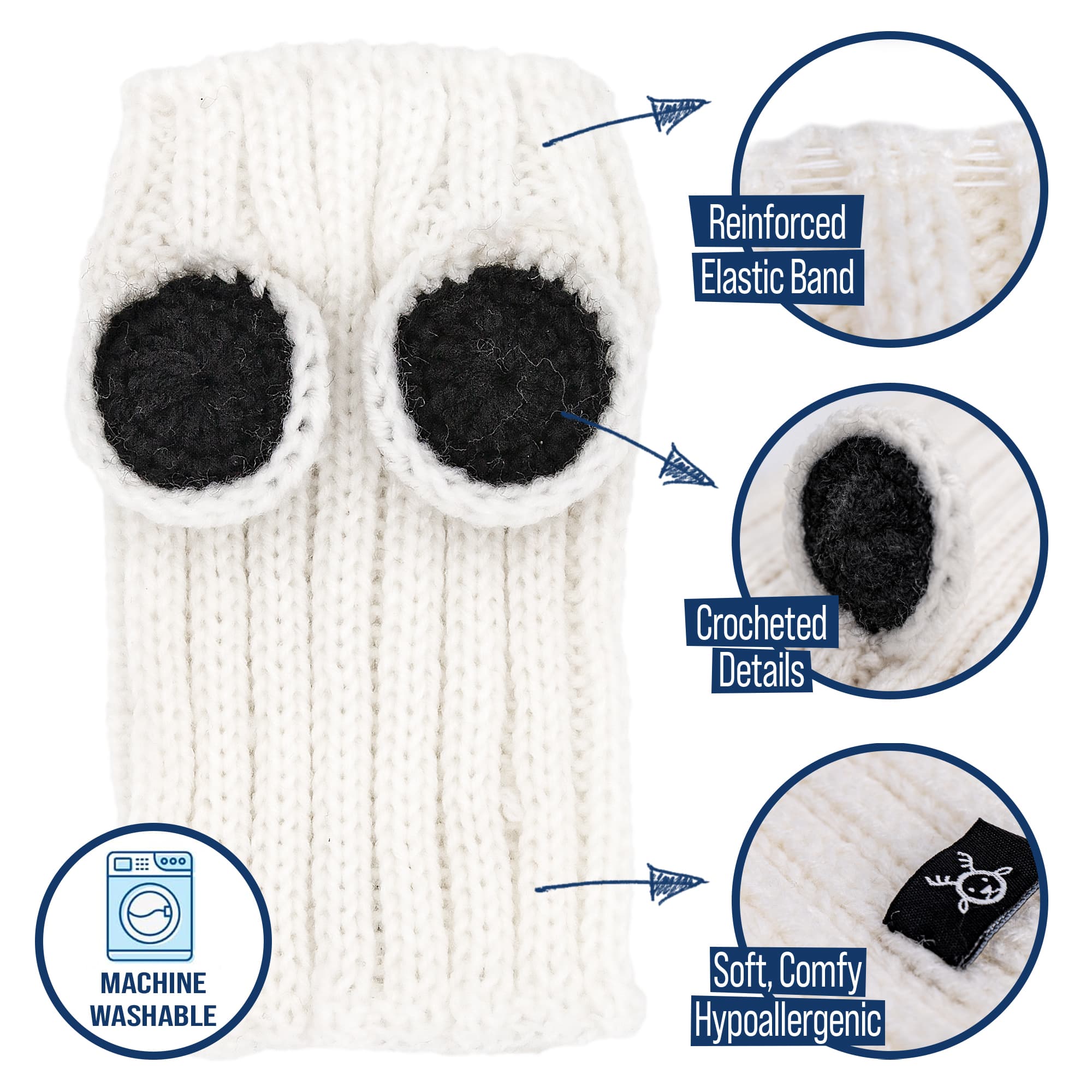 Panda Zoo Snood - The Viral Cute Crochet Dog Snood Costume to Keep