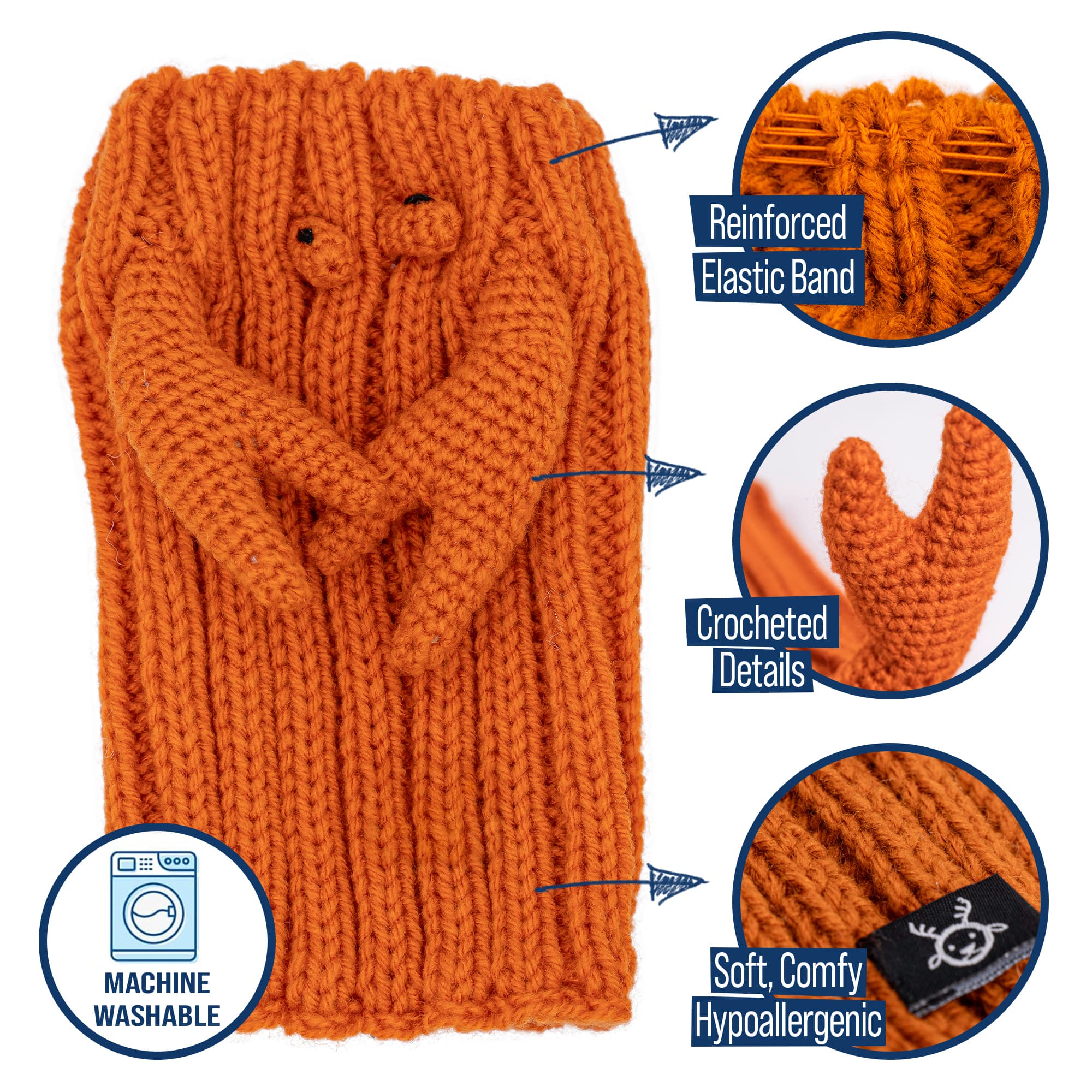 Crab Zoo Snood - The Viral Cute Crochet Dog Snood Costume to Keep