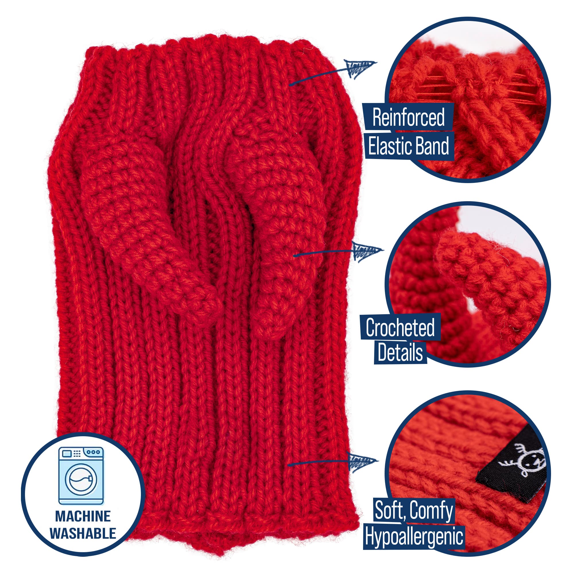 Devil Zoo Snood - The Viral Cute Crochet Dog Snood Costume to Keep