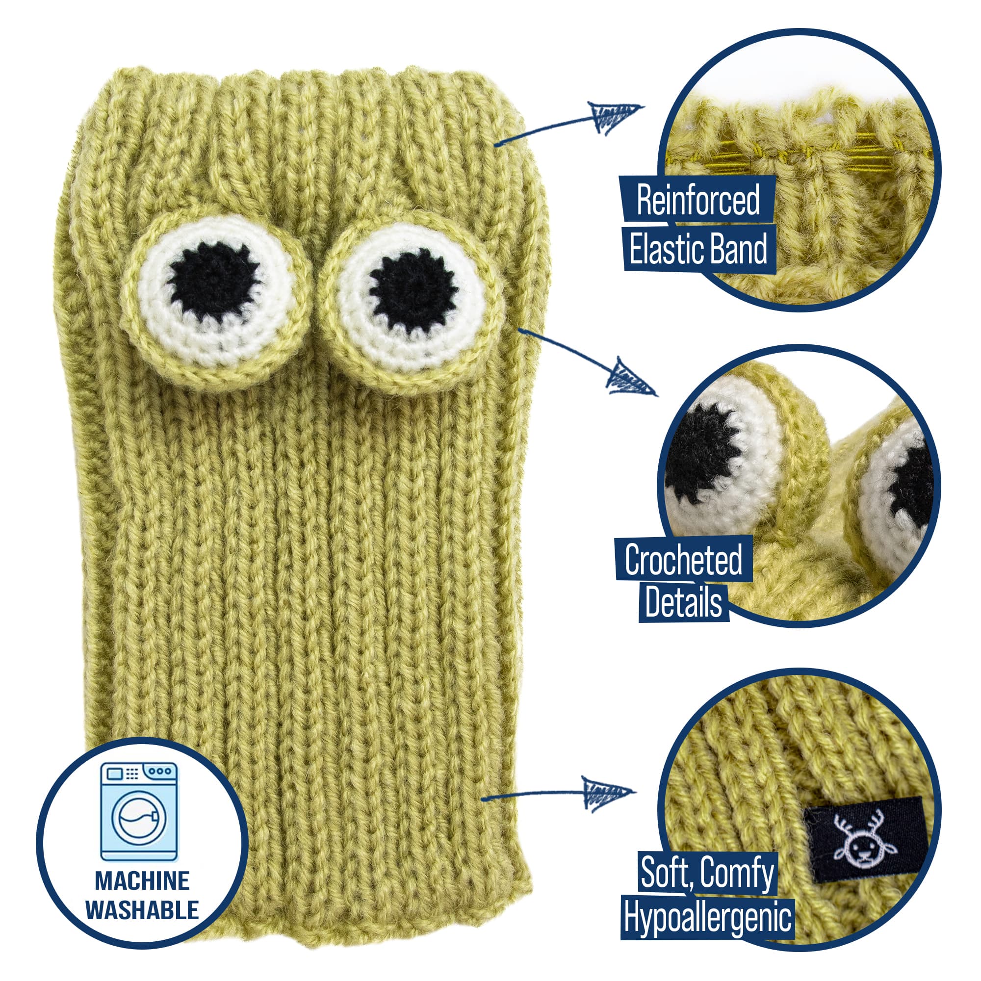 Frog Zoo Snood - The Viral Cute Crochet Dog Snood Costume to Keep