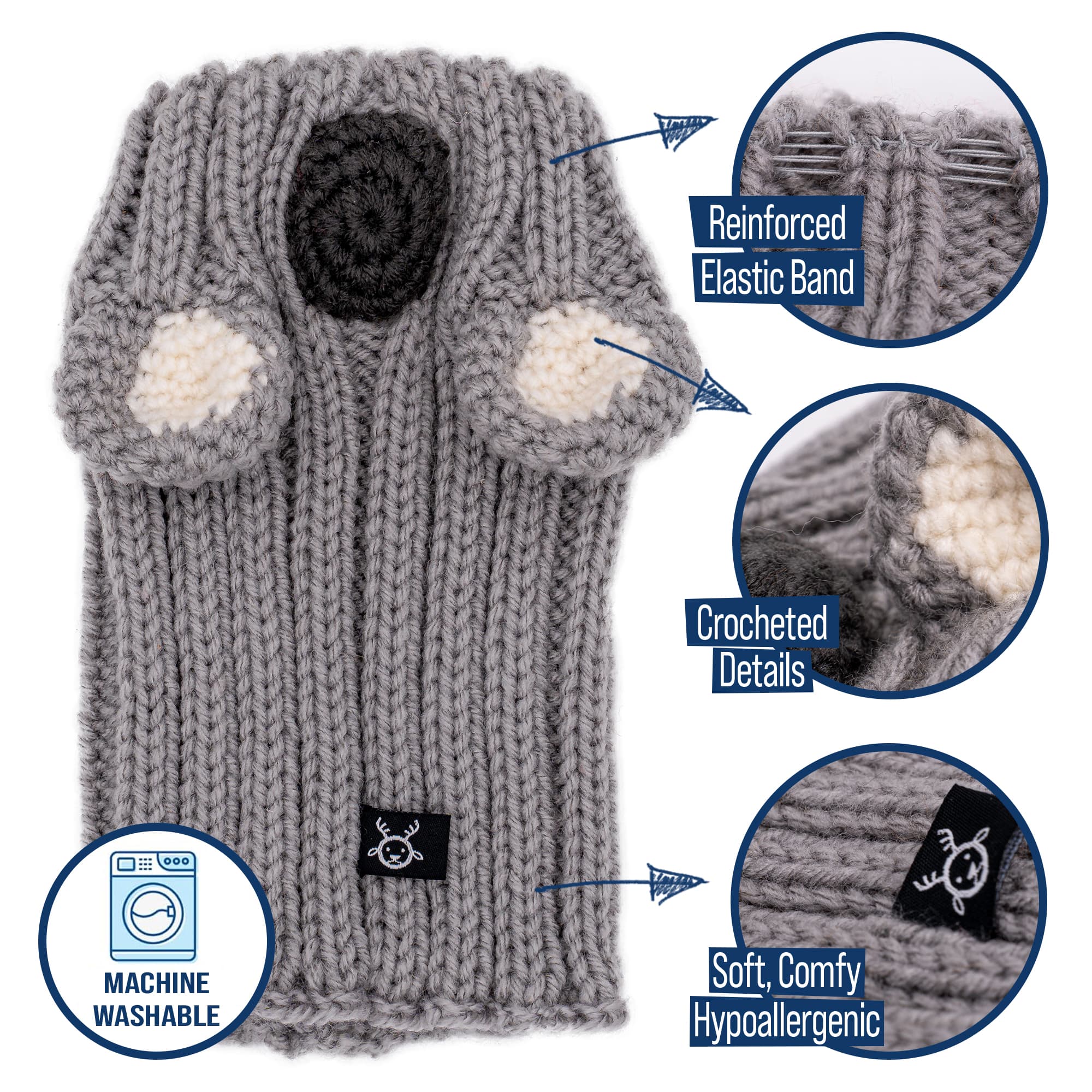 Koala Zoo Snood - The Viral Cute Crochet Dog Snood Costume to Keep