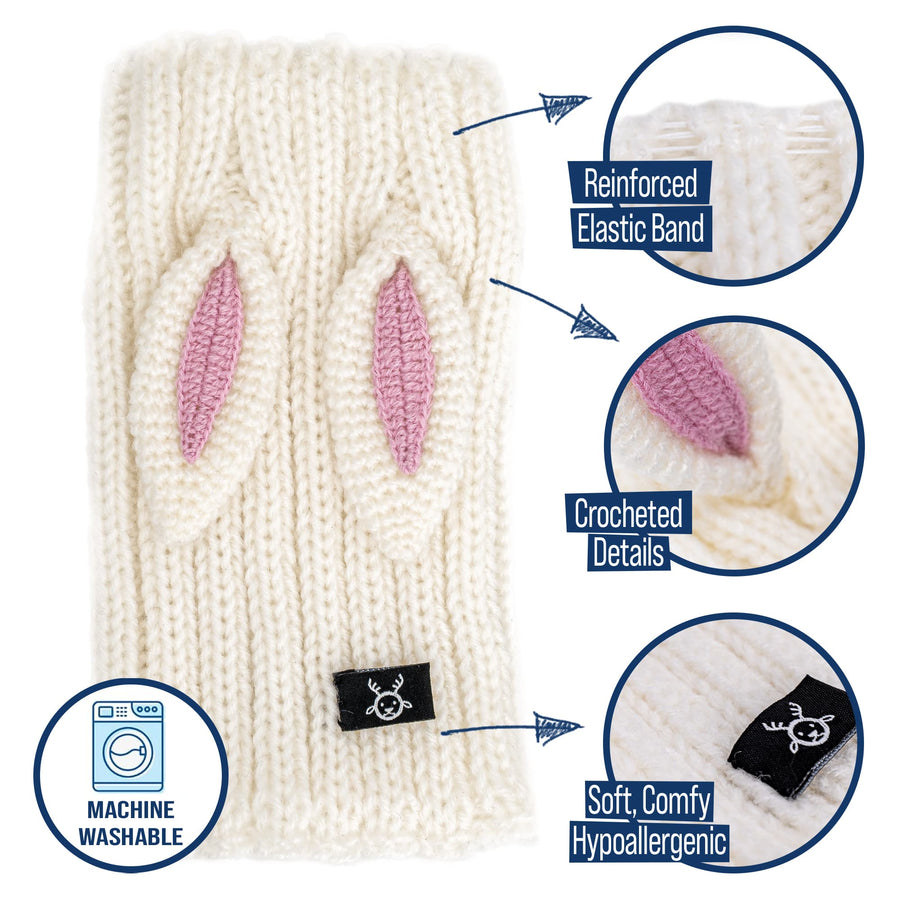 Bunny Rabbit dog snood features and benefits